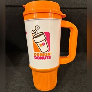 Dunkin Donuts NWOT 24oz hot cold travel mug. Double wall insulation